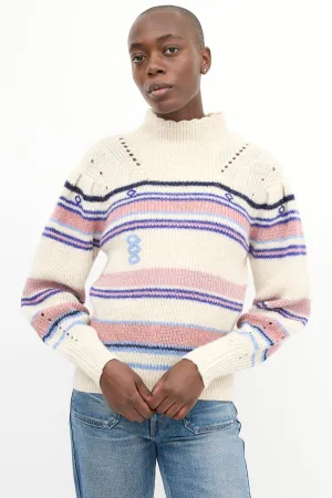 Beige & Multi Wool Georgie Sweater