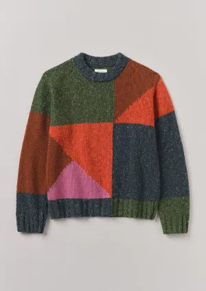 Toast | Donegal Kite crew sweater | Multicolour